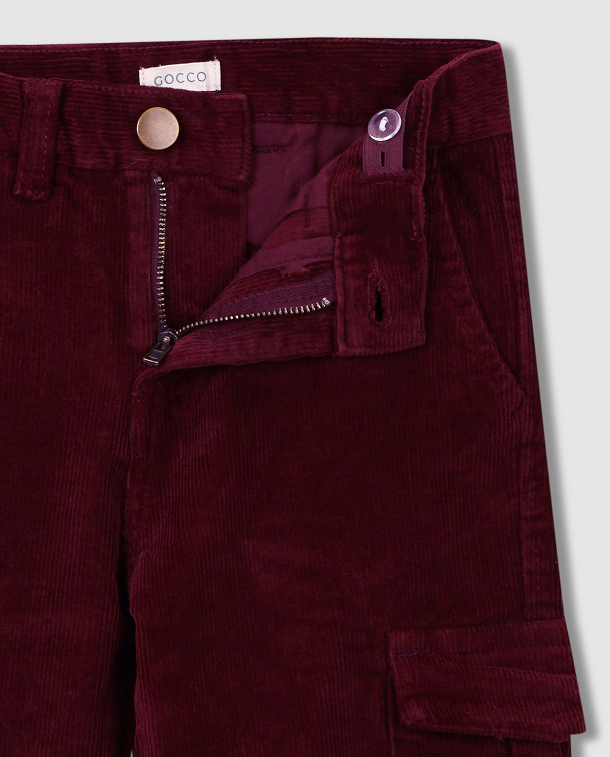 Pantalon De Pana Cargo