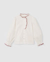 Camisa Cuello Volantes