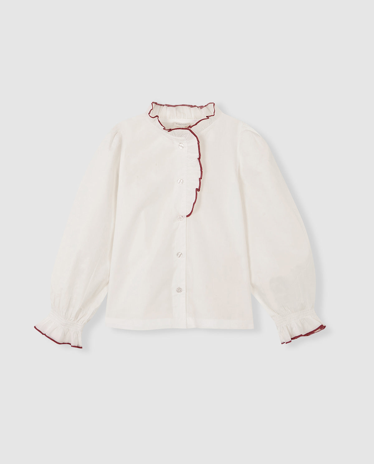 Camisa Cuello Volantes
