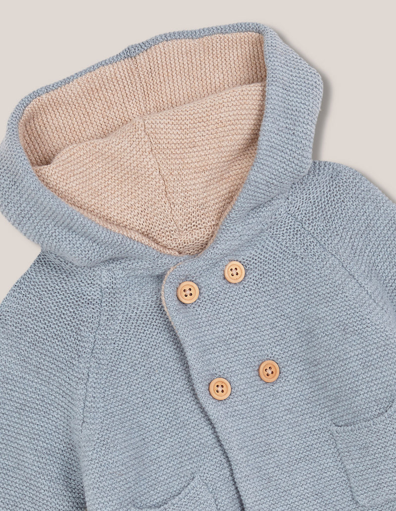 Abrigo De Punto Bobo Reversible