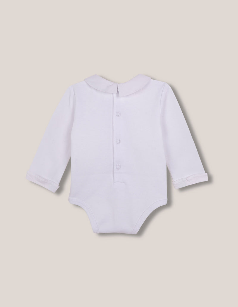 Body manga larga lace en cuello