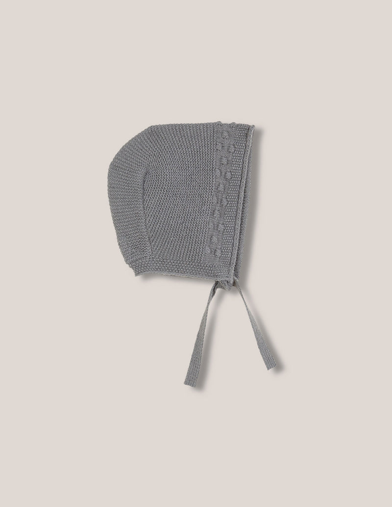 Gorro de punto con detalles de punto