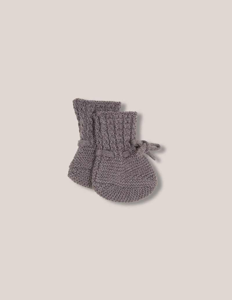 Zapatitos altos de punto
