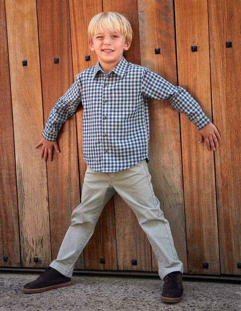 Camisa de cuadro vichy