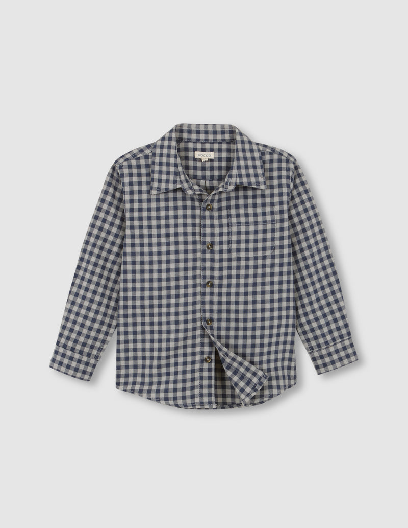 Camisa de cuadro vichy