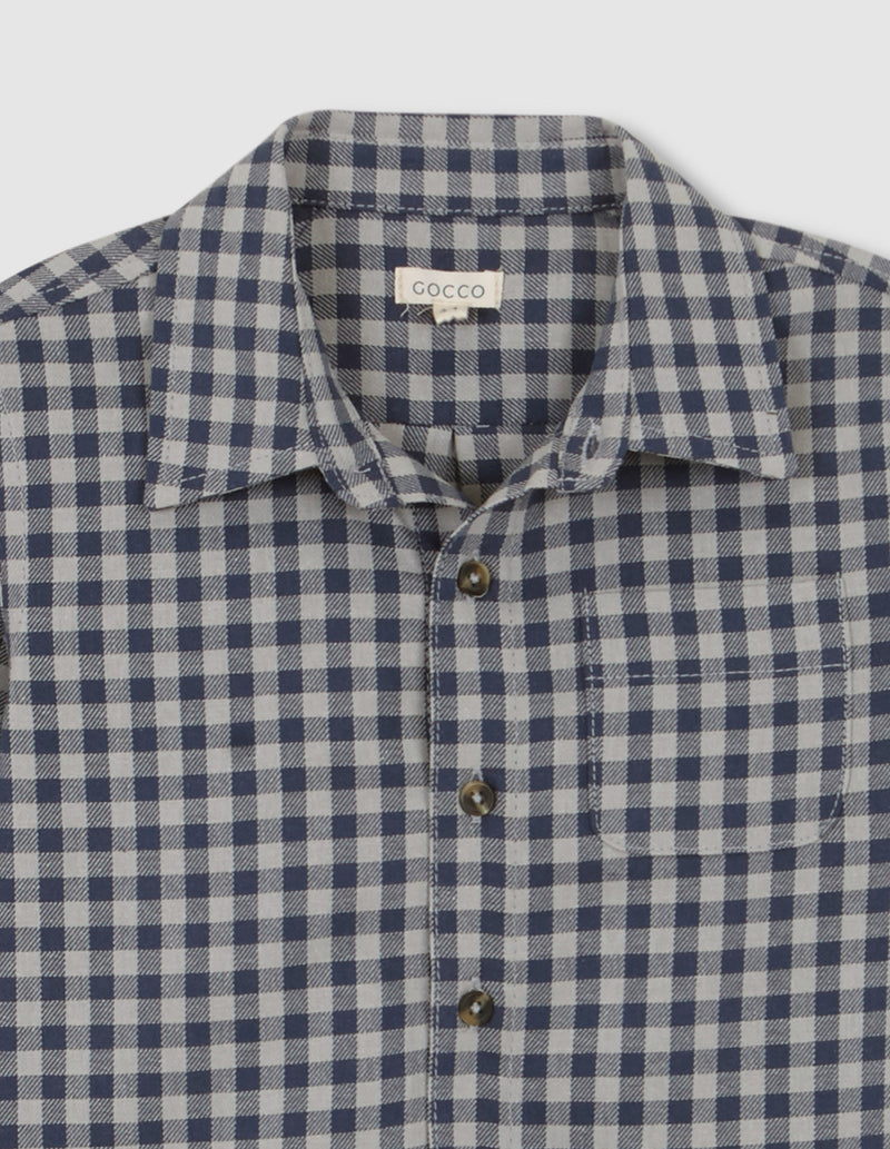 Camisa de cuadro vichy