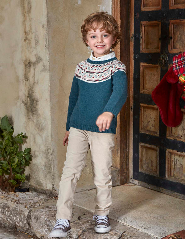 Suéter De Greca En El Cuello