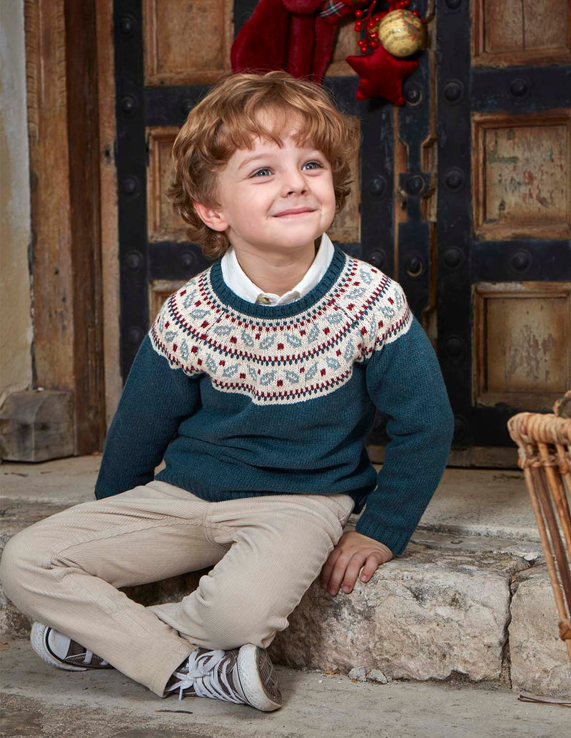 Suéter De Greca En El Cuello