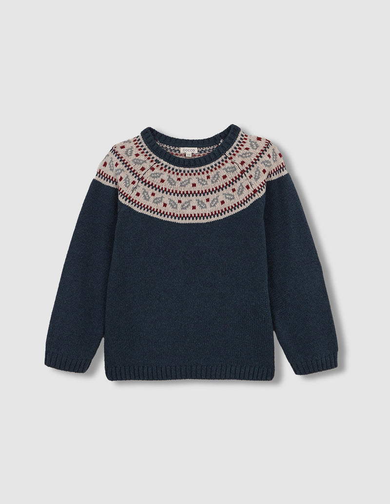 Suéter De Greca En El Cuello