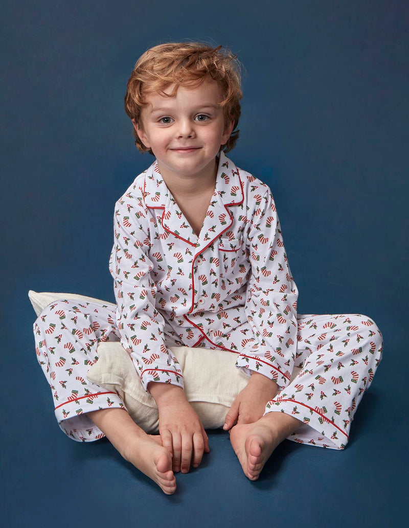 Pijama De Navidad Con Vivo A Contraste