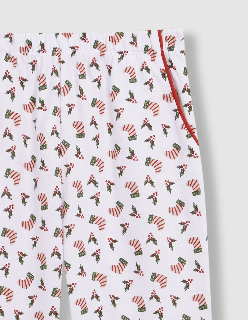 Pijama De Navidad Con Vivo A Contraste