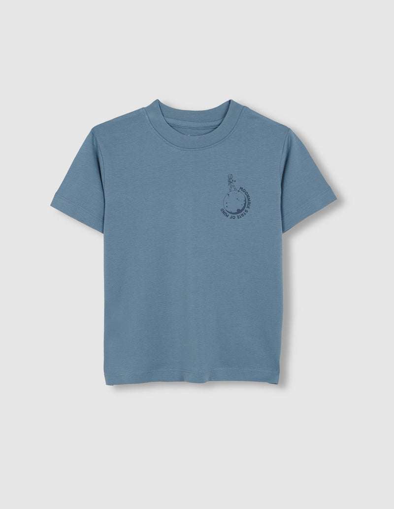 Playera estampada moonwalk