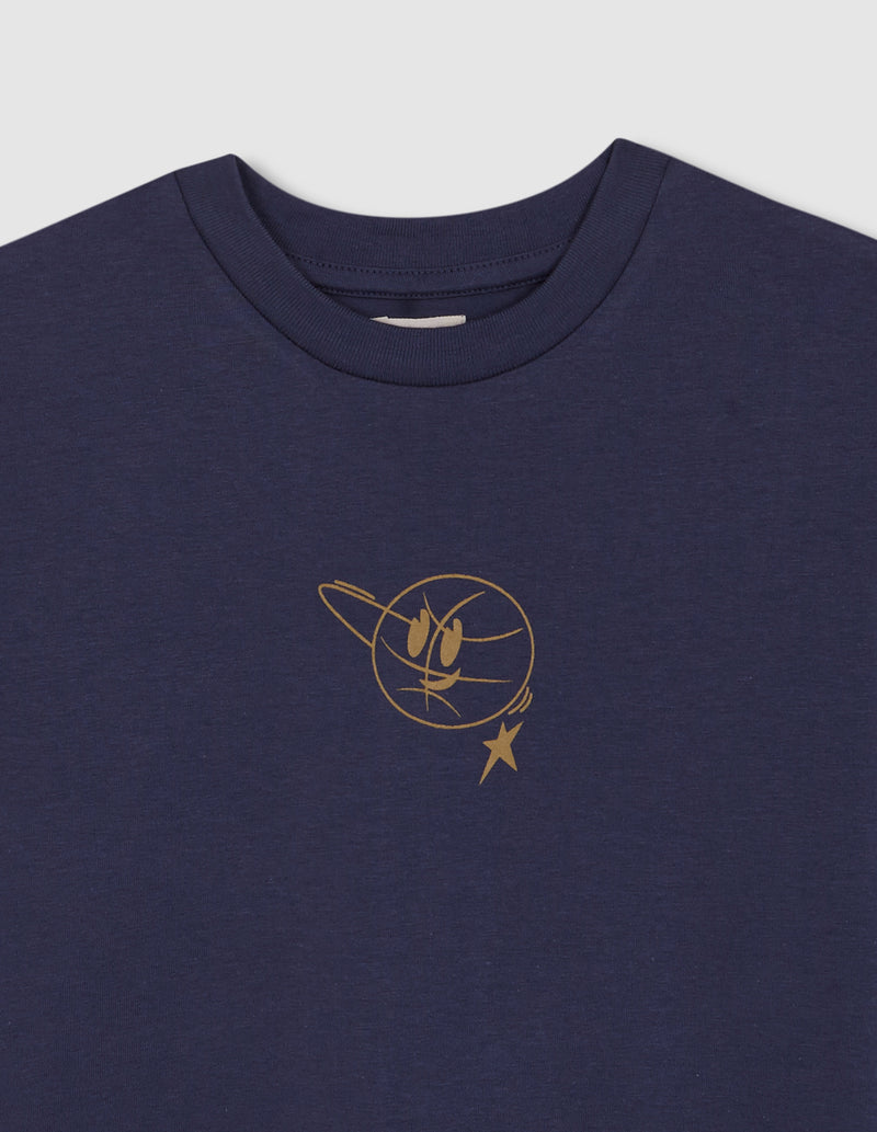 Playera estampada manga larga