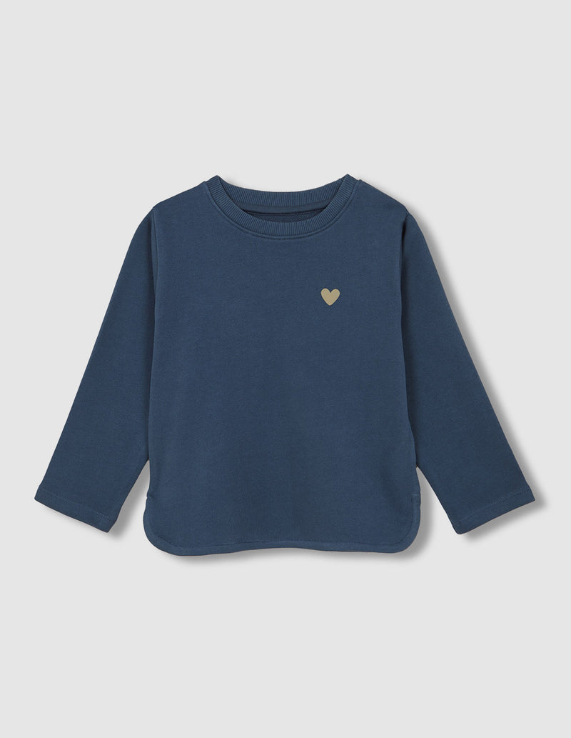 Sudadera con estampado en la espalda