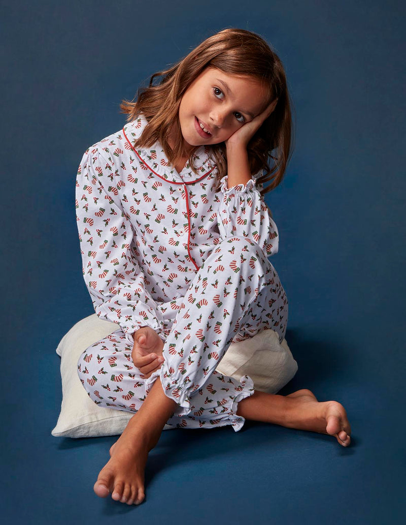 Pijama De Navidad Con Vivo A Contraste