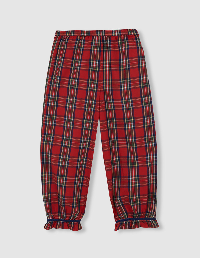 Pijama Navidad De Cuadro Tartan  Con Viv