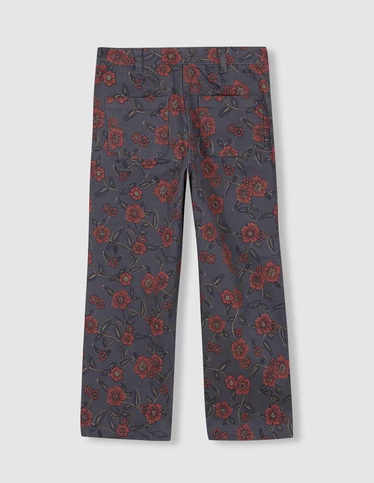 Pantalón De Twill Estampado