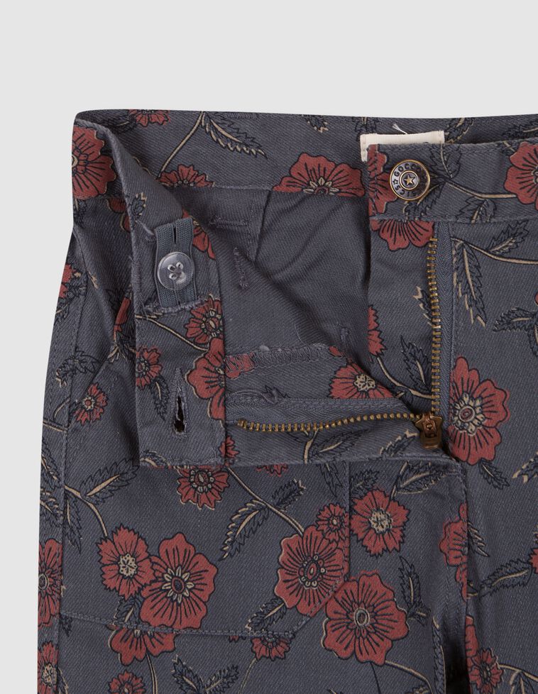 Pantalón De Twill Estampado