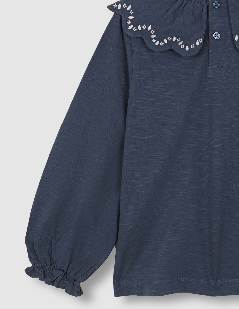 Camiseta Con Bordados