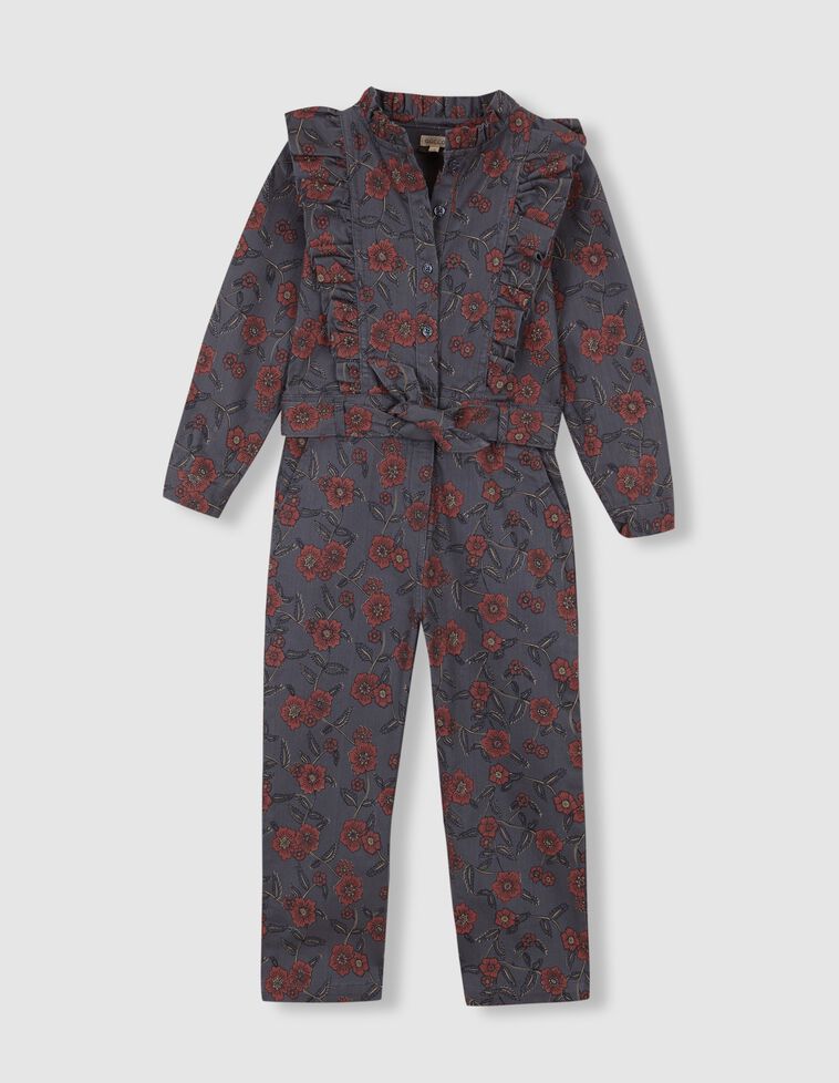 Overol De Twill Estampado