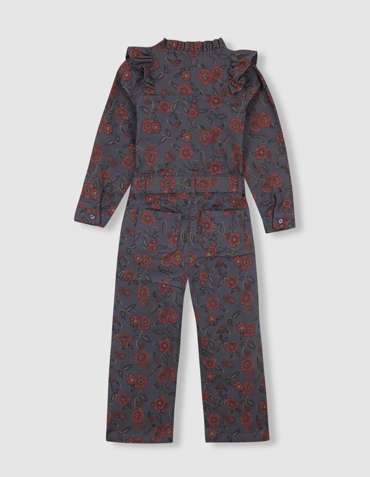 Overol De Twill Estampado