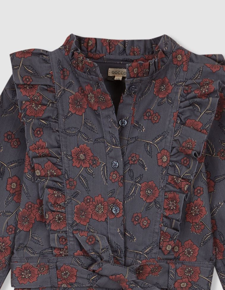 Overol De Twill Estampado