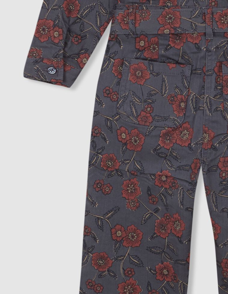 Overol De Twill Estampado