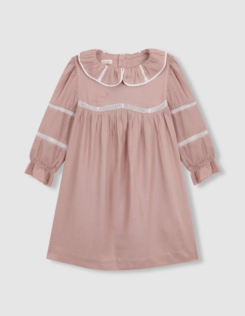 Vestido Con Tiras Bordadas