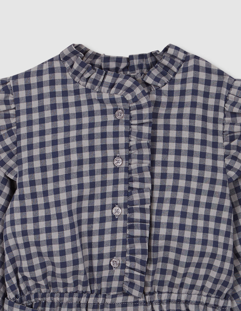 Vestido de cuadro vichy