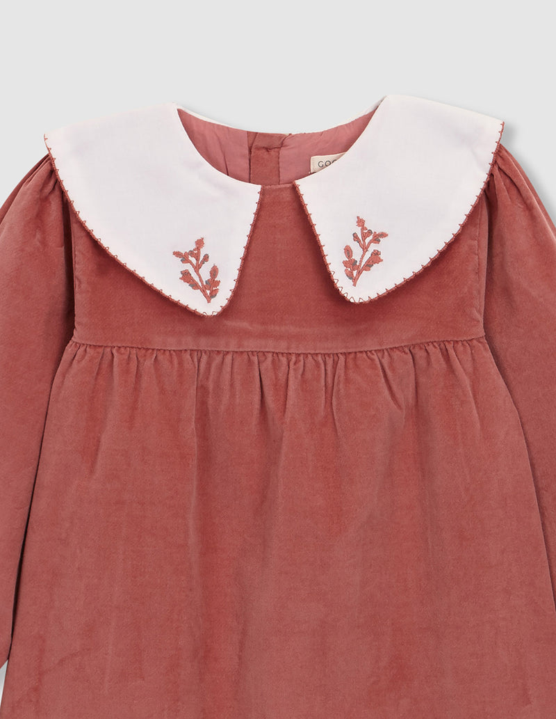 Vestido De Pana Lisa