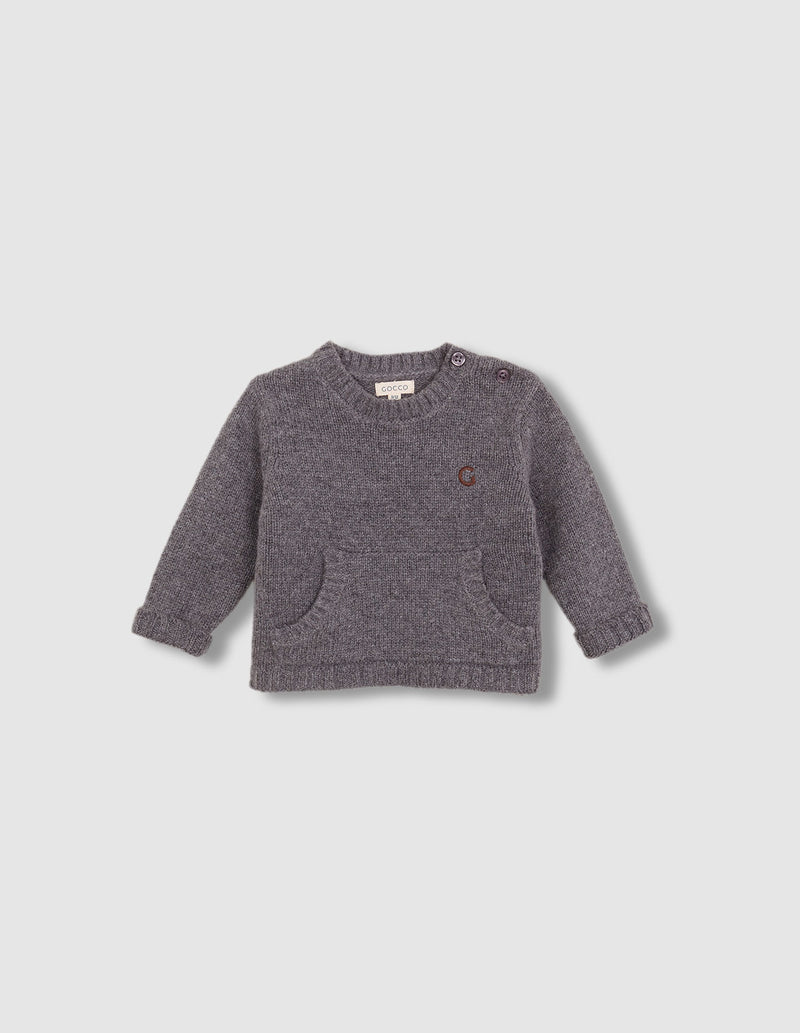 Suéter Media Cremallera