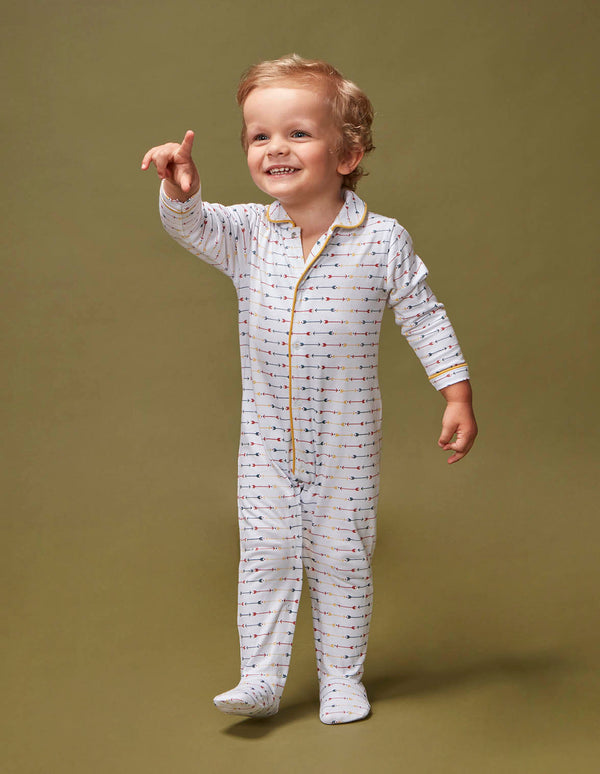 Pijama de punto estampado