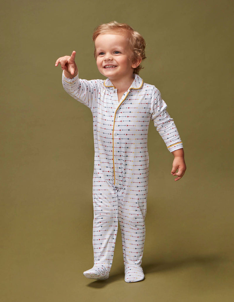 Pijama de punto estampado