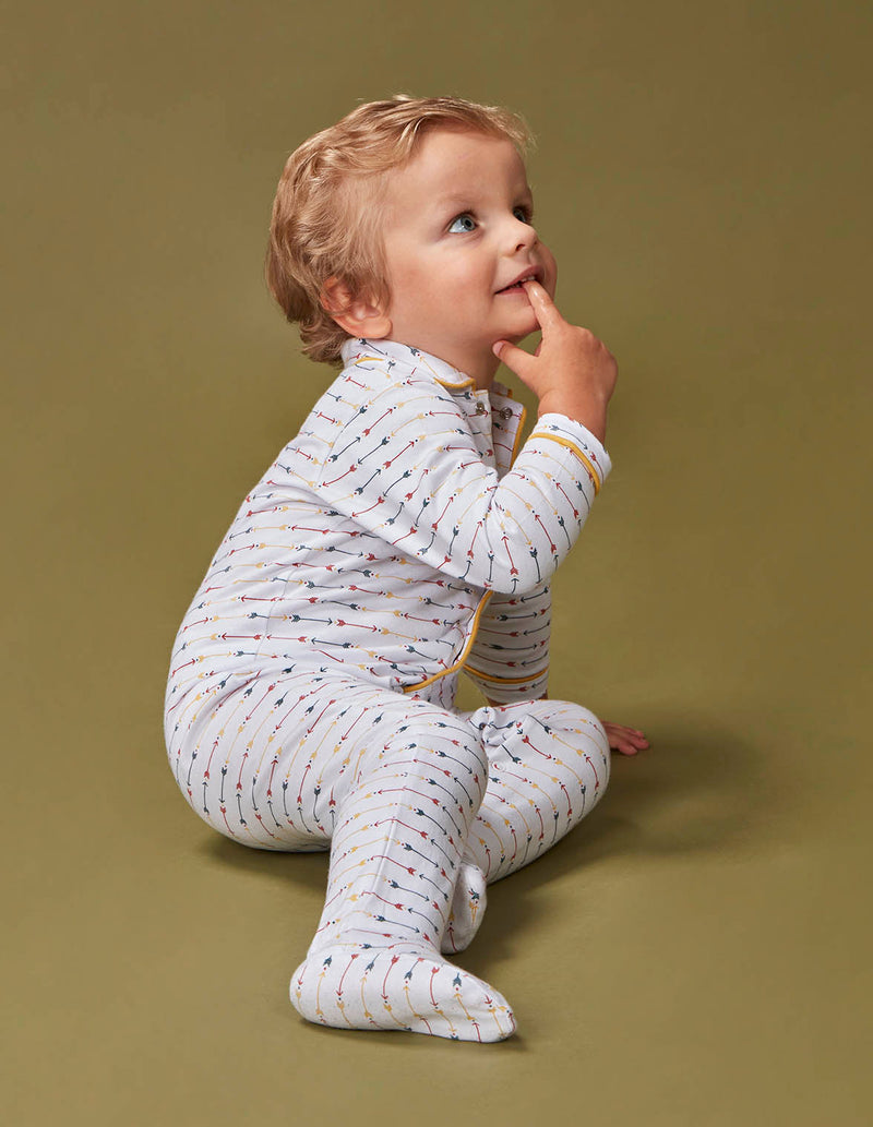 Pijama de punto estampado