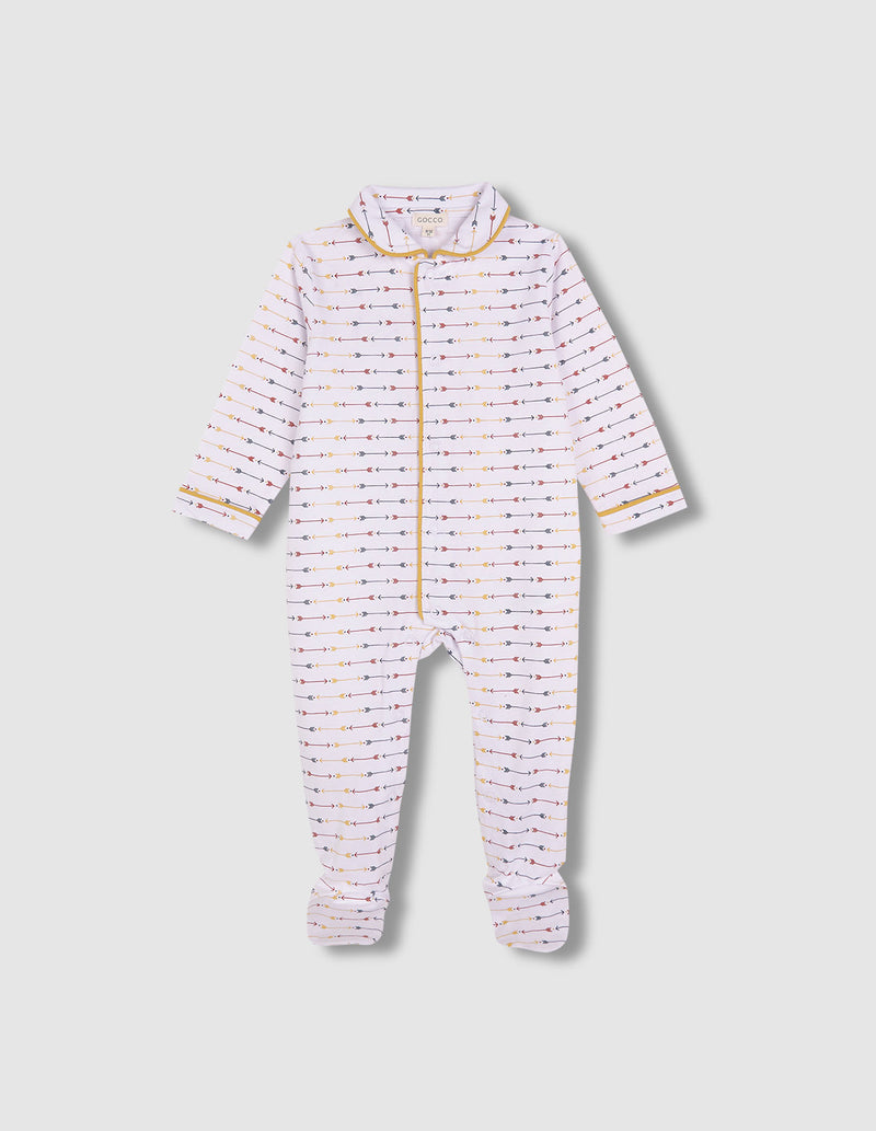 Pijama de punto estampado