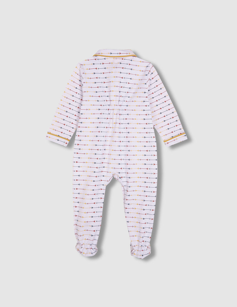 Pijama de punto estampado