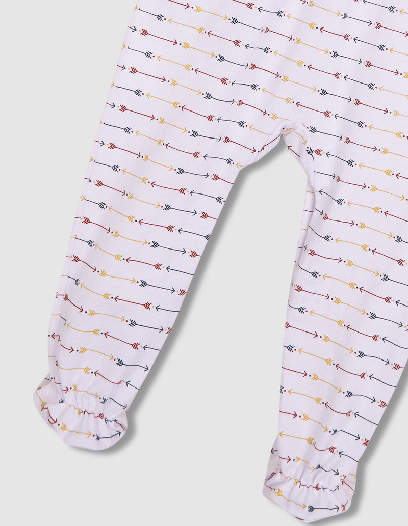 Pijama de punto estampado