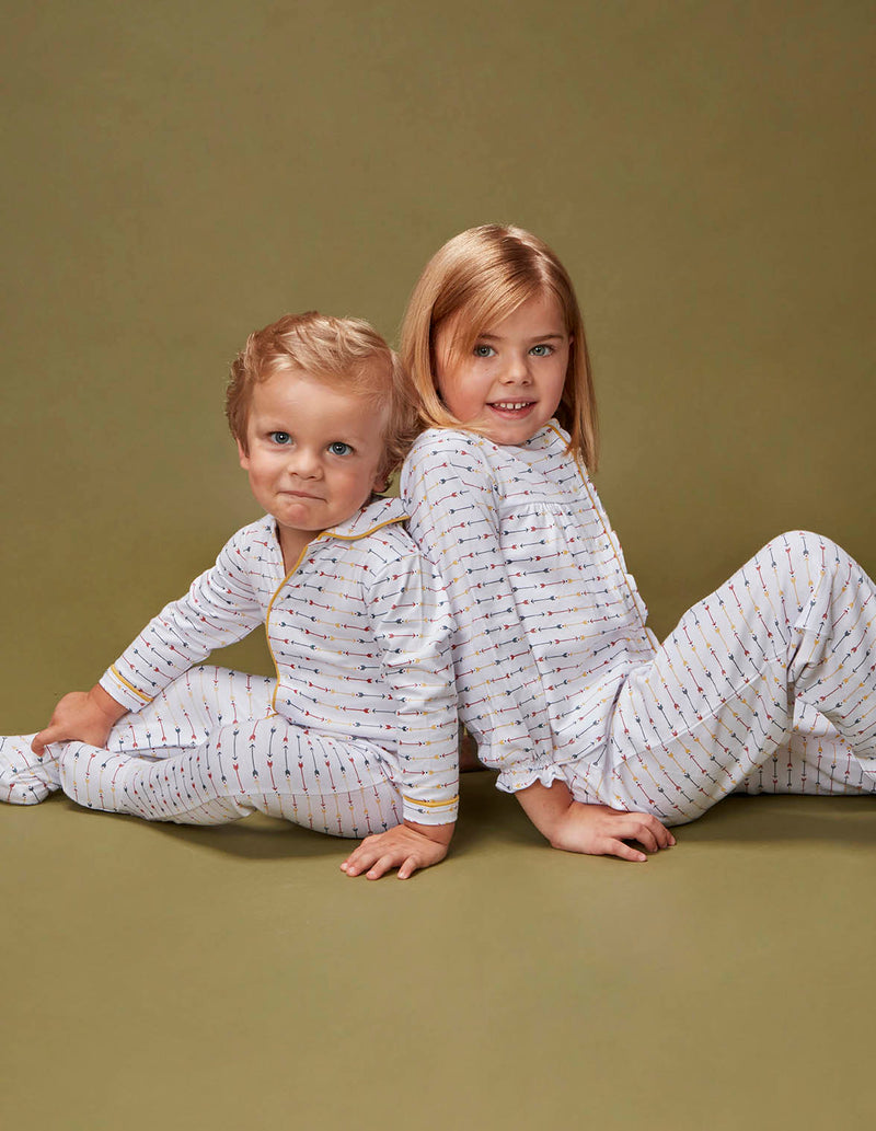 Pijama de punto estampado