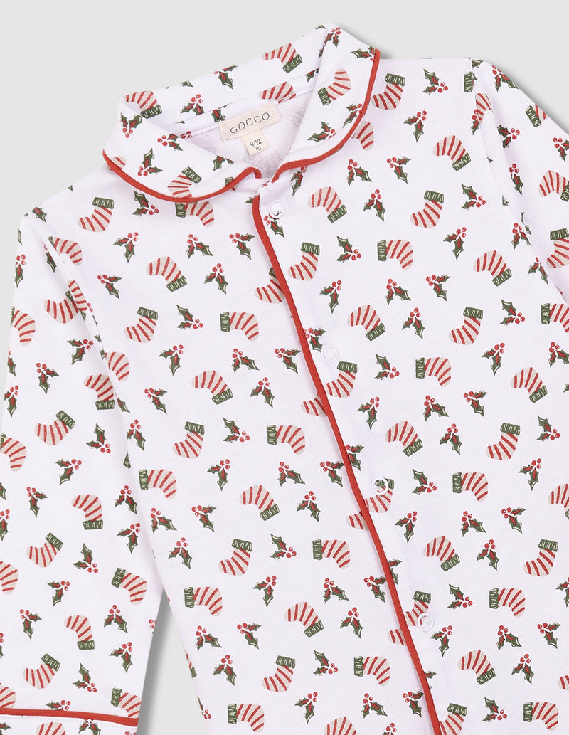 Pijama De Navidad Con Vivo A Contraste