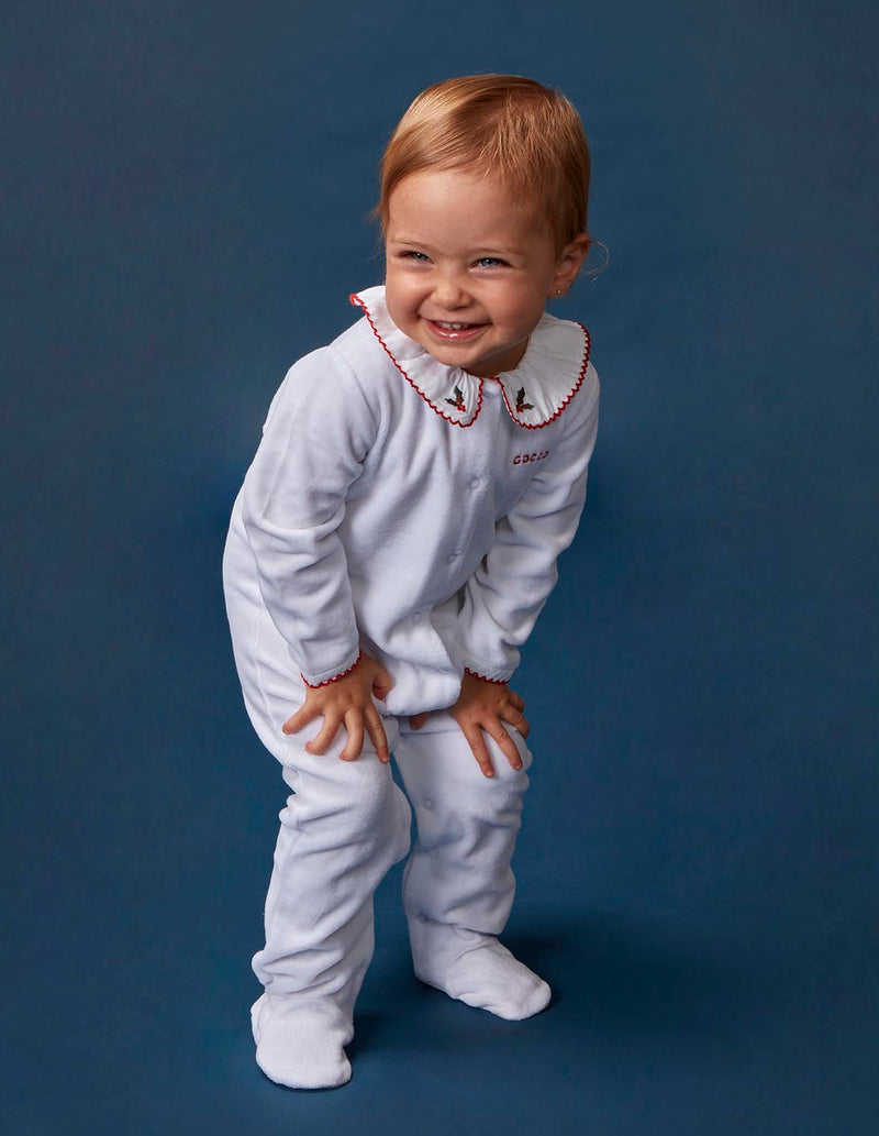 Pijama Velour De Navidad