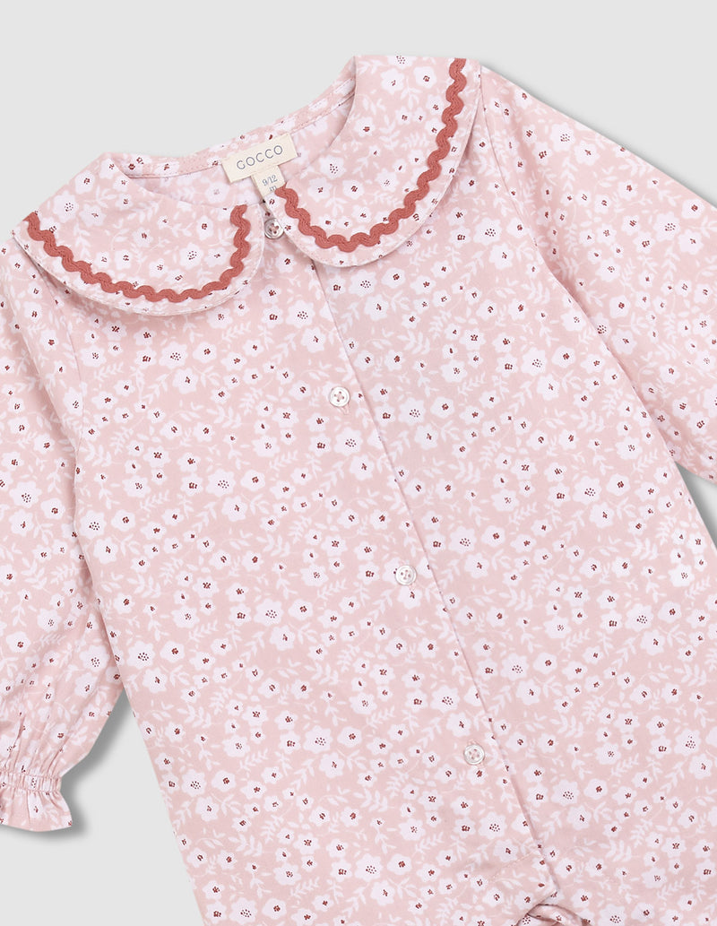 Pijama Estampado De Flores