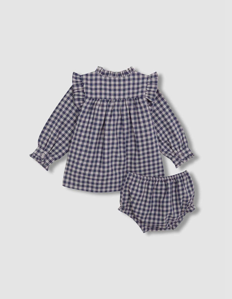Vestido de cuadro vichy