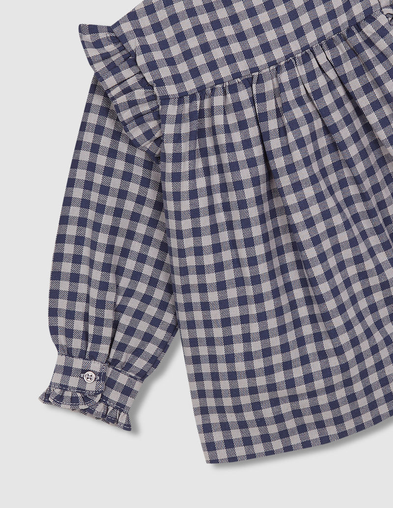 Vestido de cuadro vichy
