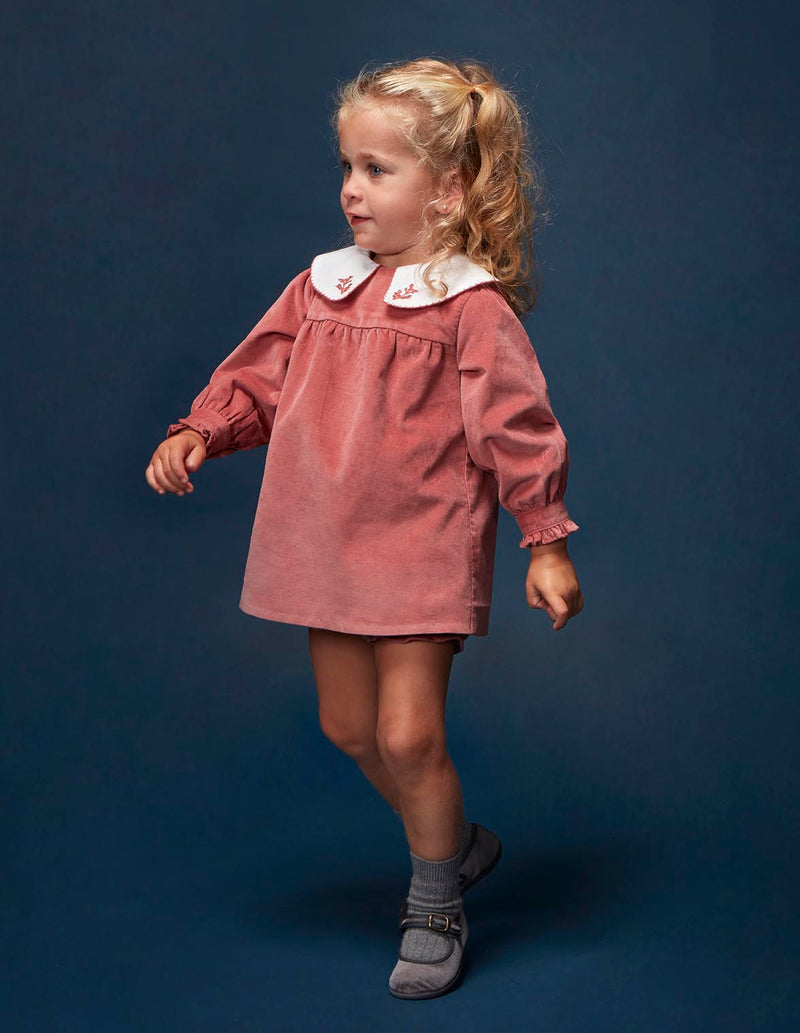 Vestido De Pana Lisa