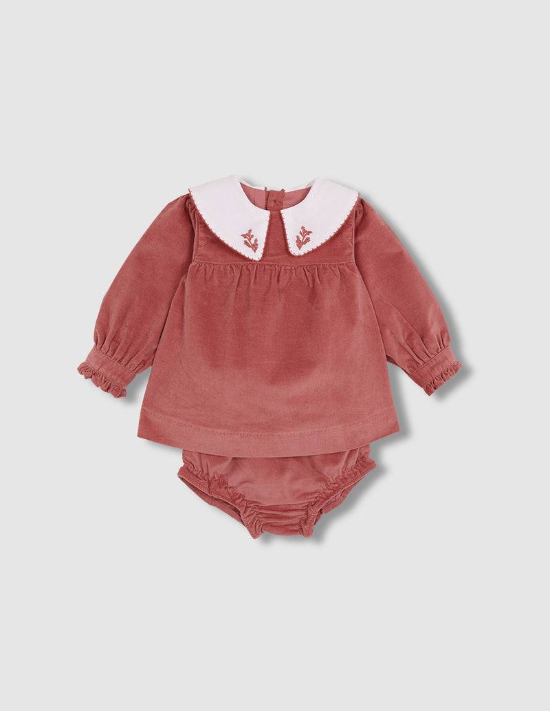 Vestido De Pana Lisa