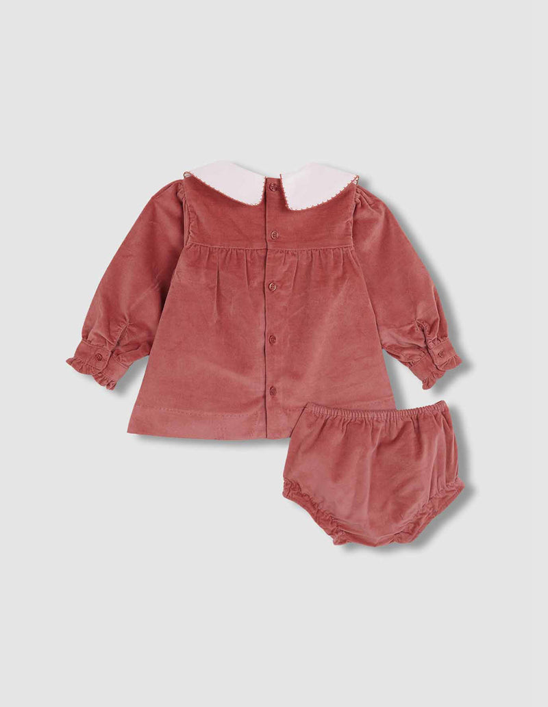 Vestido De Pana Lisa