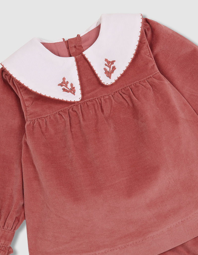 Vestido De Pana Lisa