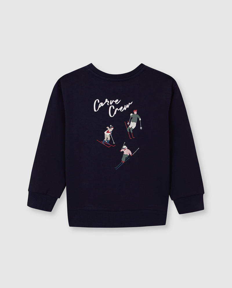 Sudadera Estampado Esquiadores