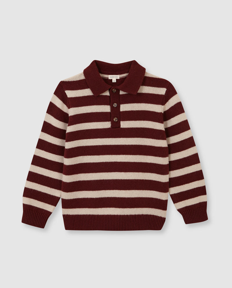 Sueter Polo De Rayas