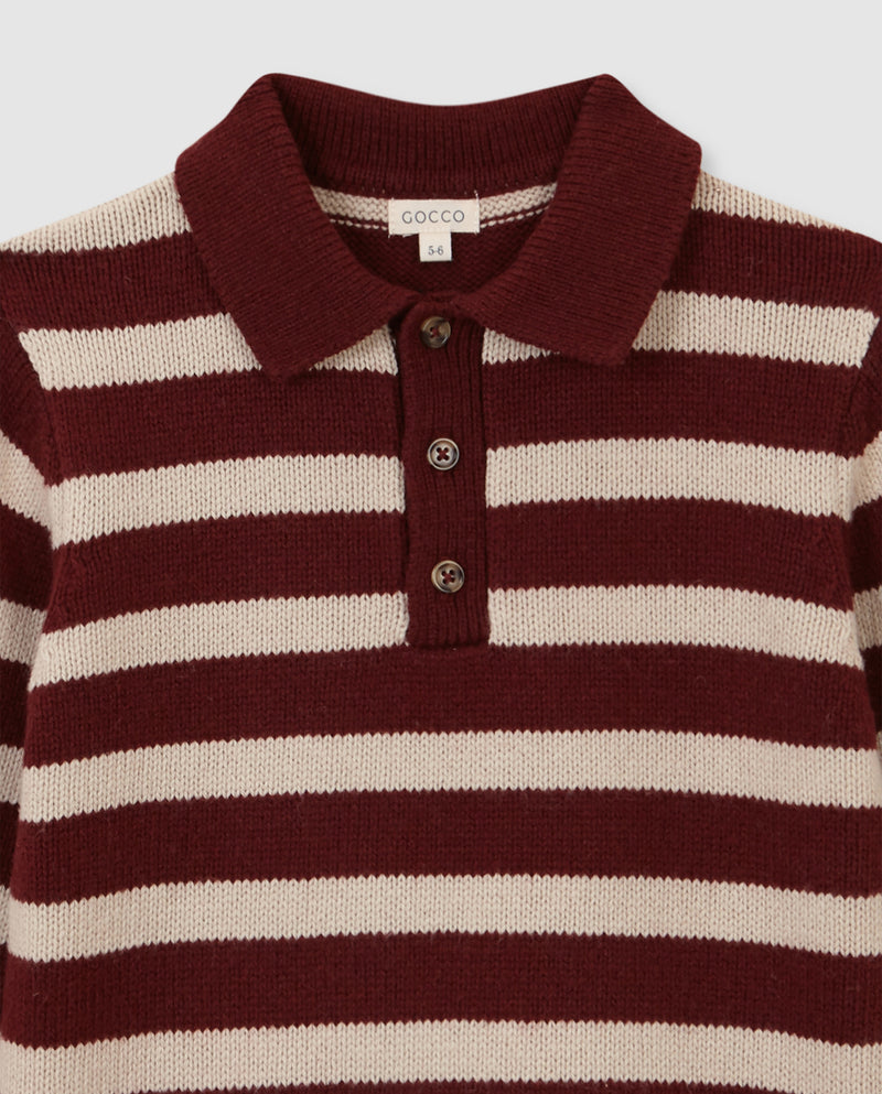 Sueter Polo De Rayas